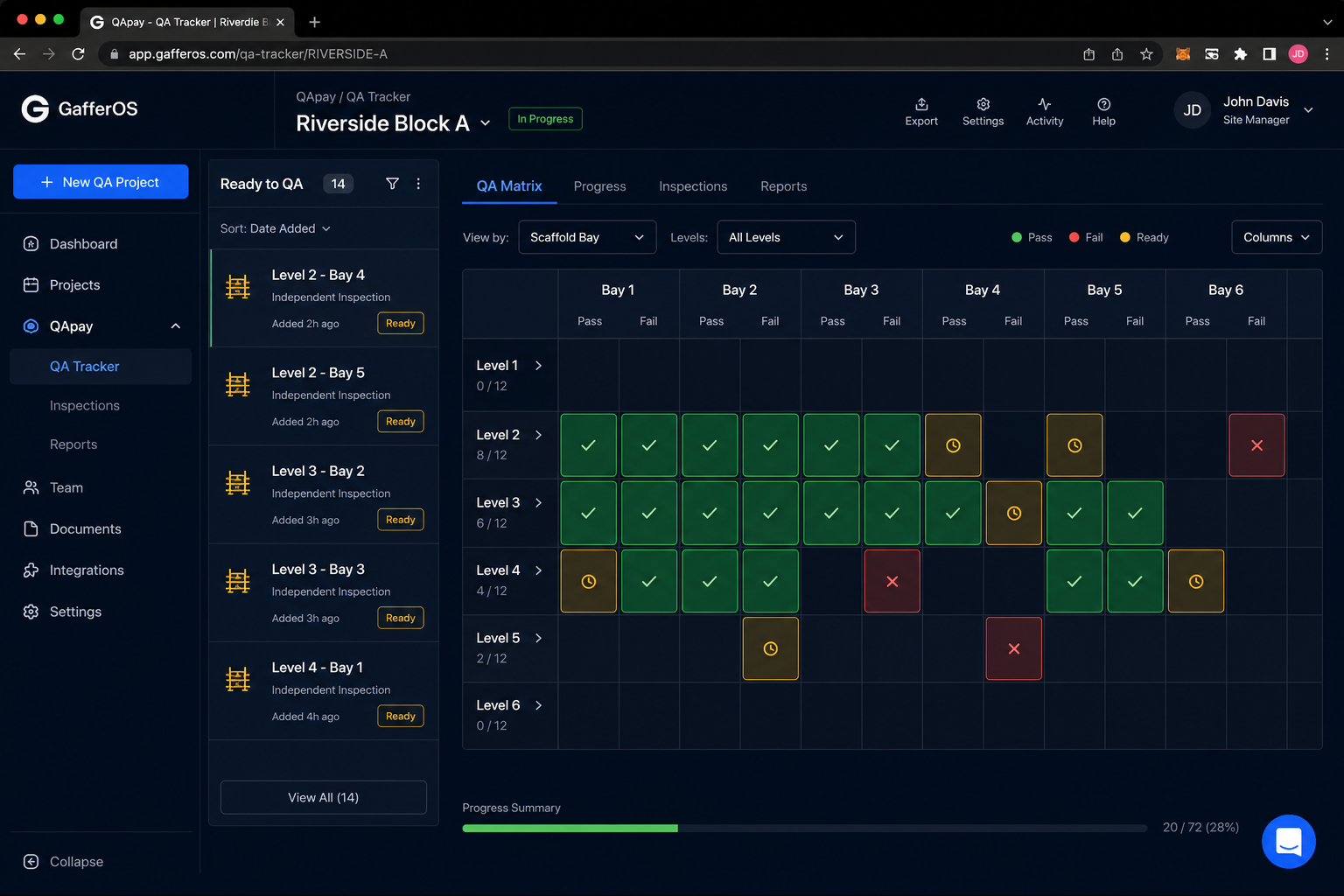 QApay quality assurance and payroll app